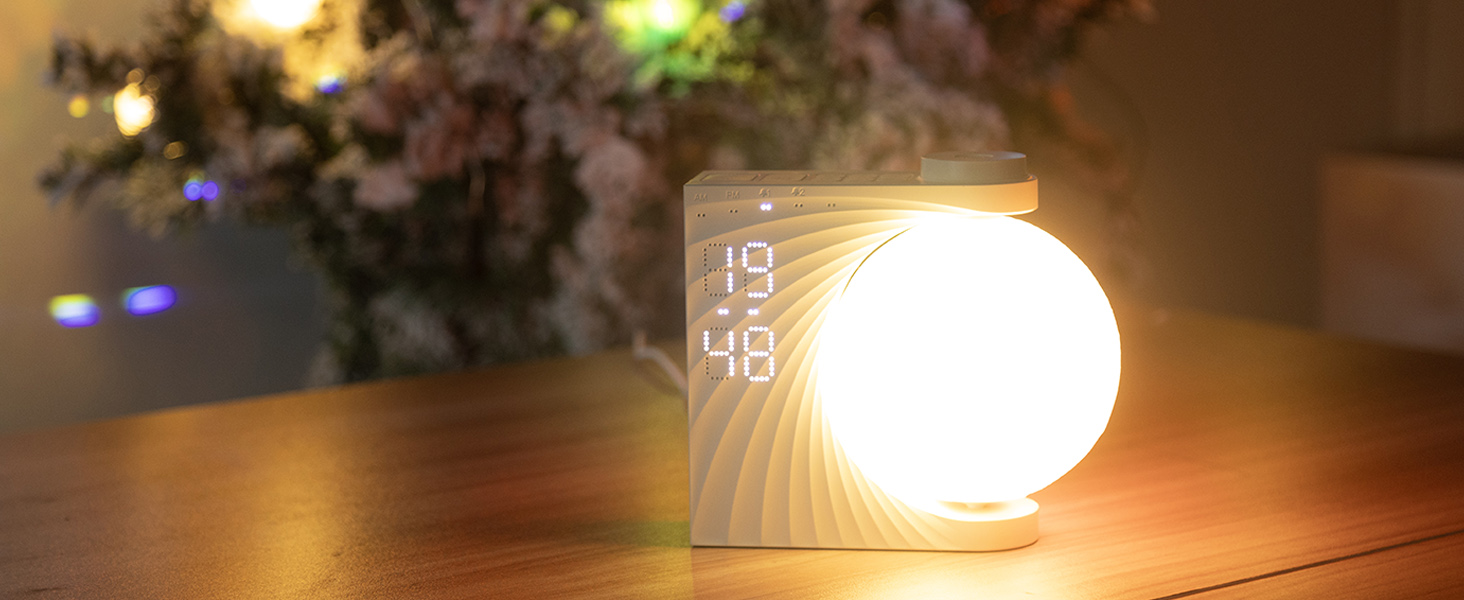 Amazon.com: AIRIVO Alarm Clock for Bedrooms, Sunrise Alarm Clock